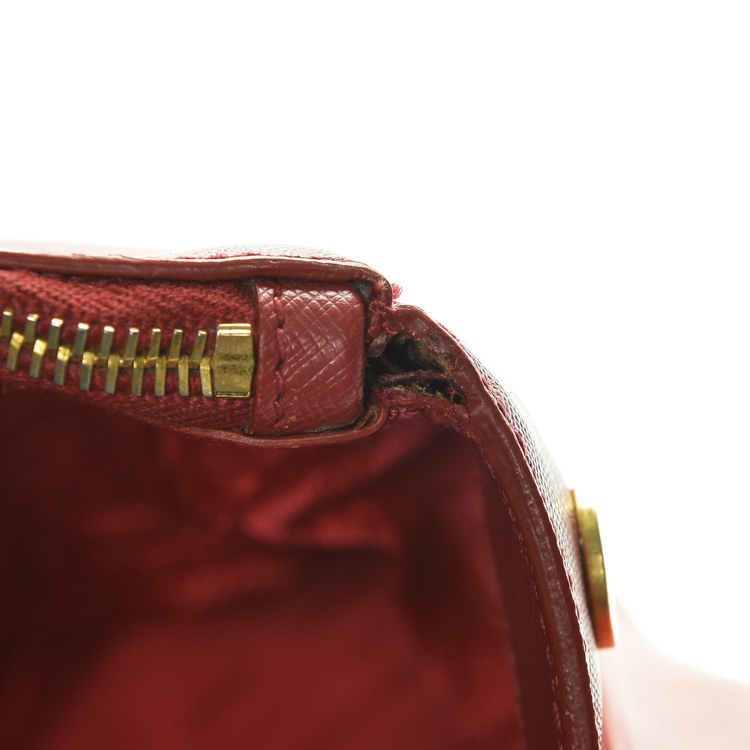 Prada Saffiano Large Galleria Double Zip Tote Fuoco 8 of 8