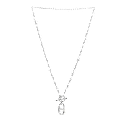 Hermes Sterling Silver Amulette Chaine d'Ancre Necklace 3 of 5