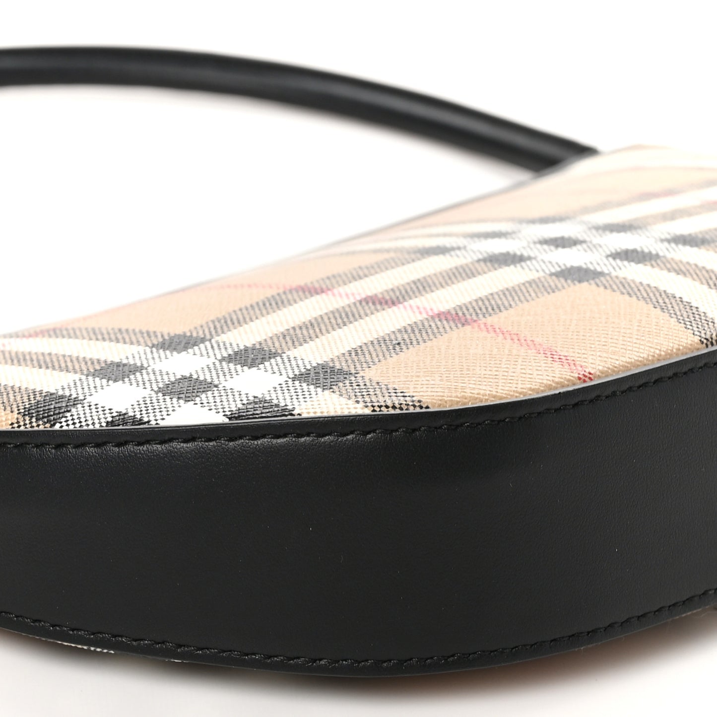 Vintage Check Calfskin Olympia Slim Pouch Archive Beige