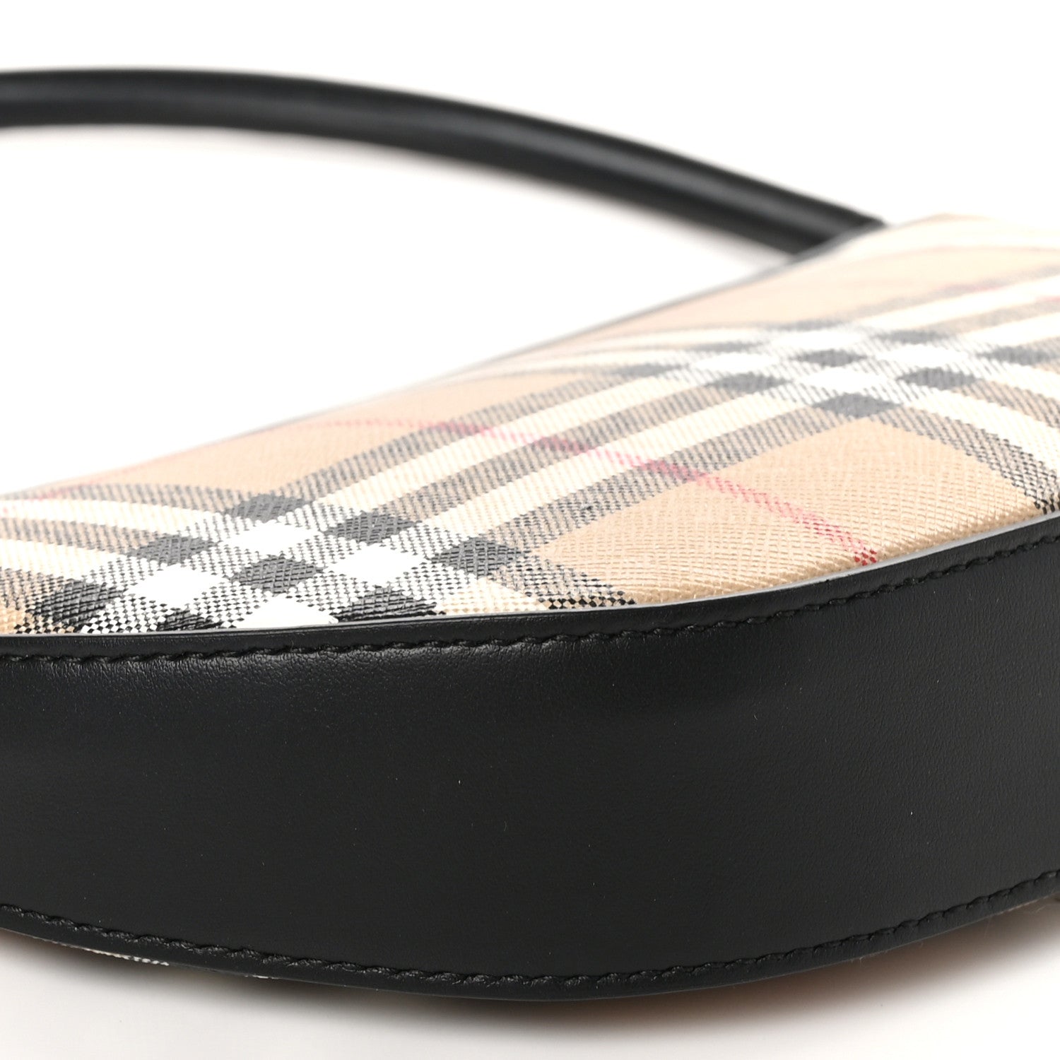 Burberry Vintage Check Calfskin Olympia Slim Pouch Archive Beige 8 of 9