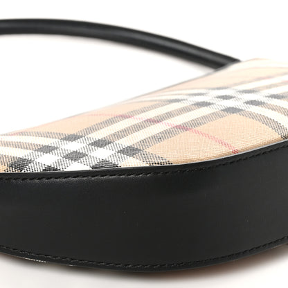Burberry Vintage Check Calfskin Olympia Slim Pouch Archive Beige 8 of 9
