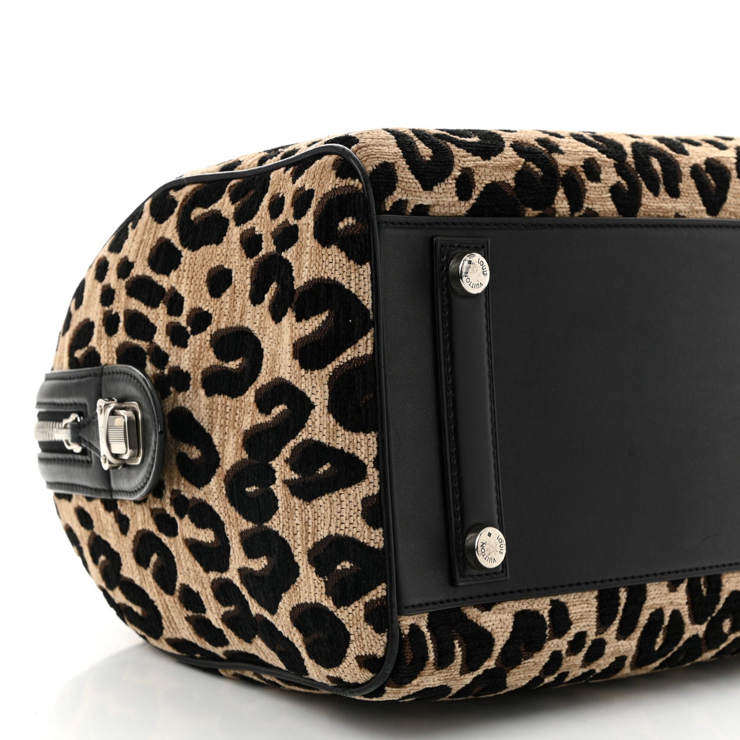 Jacquard Velvet Leopard Print Stephen Sprouse Speedy