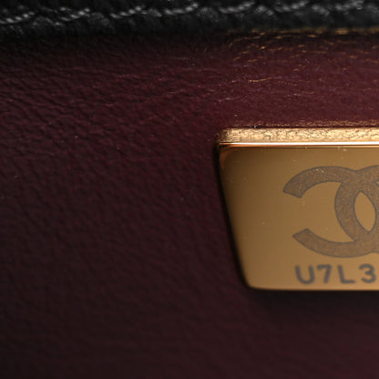 Chanel Caviar Quilted Small Coco Handle Flap Black 7 of 10