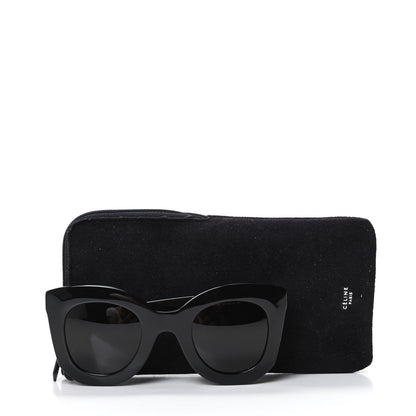 Celine Acetate Marta Sunglasses CL 41093/S Black 7 of 7