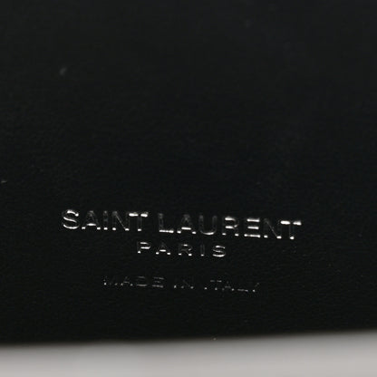 Saint Laurent Calfskin Crocodile Embossed Baby Sac De Jour Black 6 of 9