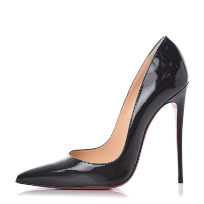 Christian Louboutin Patent So Kate 120 Pumps 38 Black 1 of 9