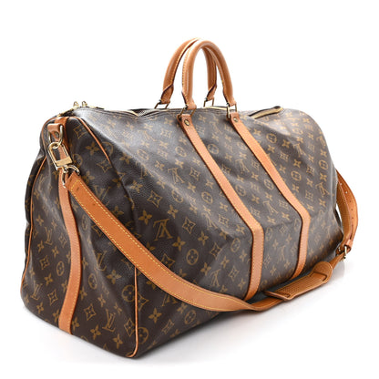 Louis Vuitton Monogram Keepall Bandouliere 55 2 of 9