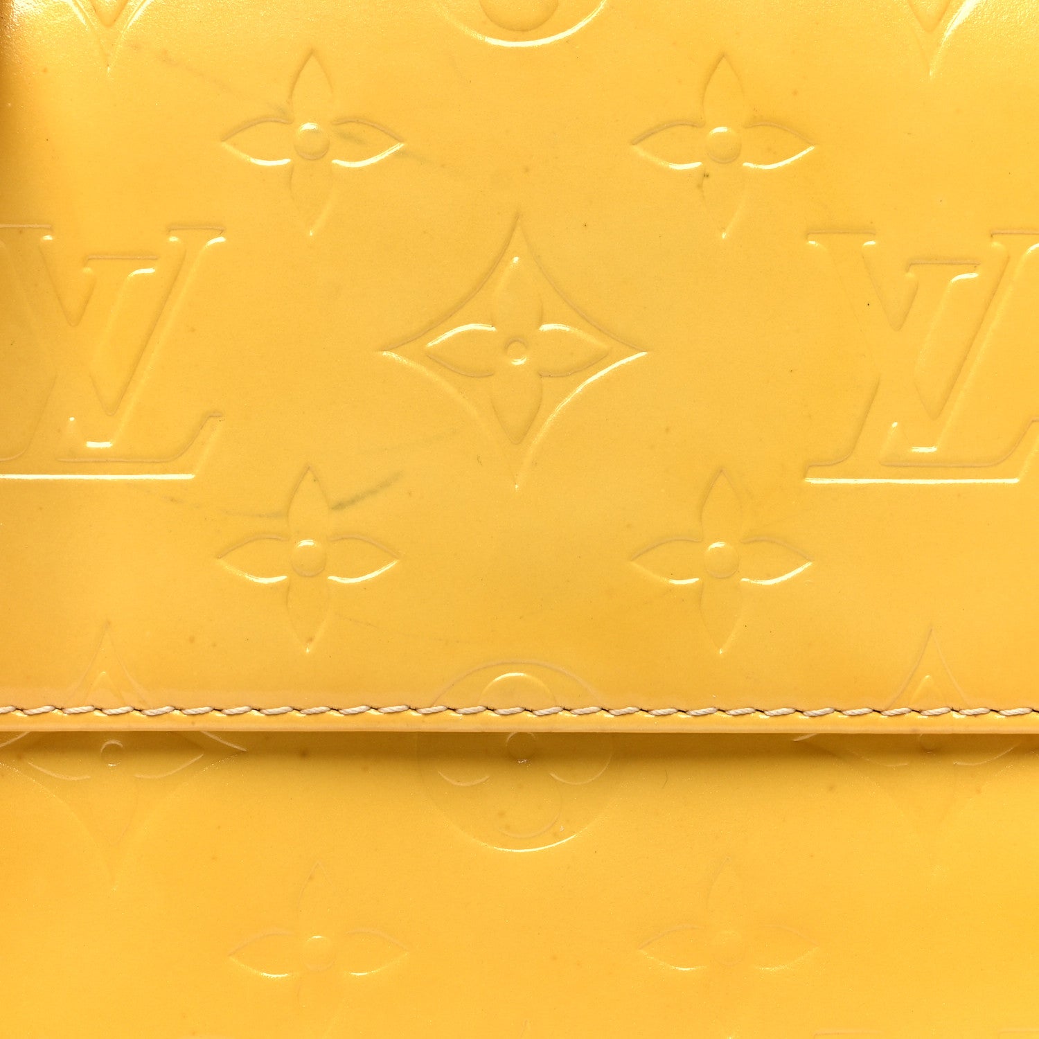 Louis Vuitton Vernis Mott Yellow 7 of 14