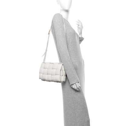 Bottega Veneta Nappa Maxi Intreccio Padded Cassette Crossbody Bag Chalk 2 of 15