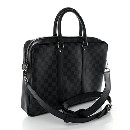 Louis Vuitton Damier Graphite Porte Documents Voyage PM 3 of 9