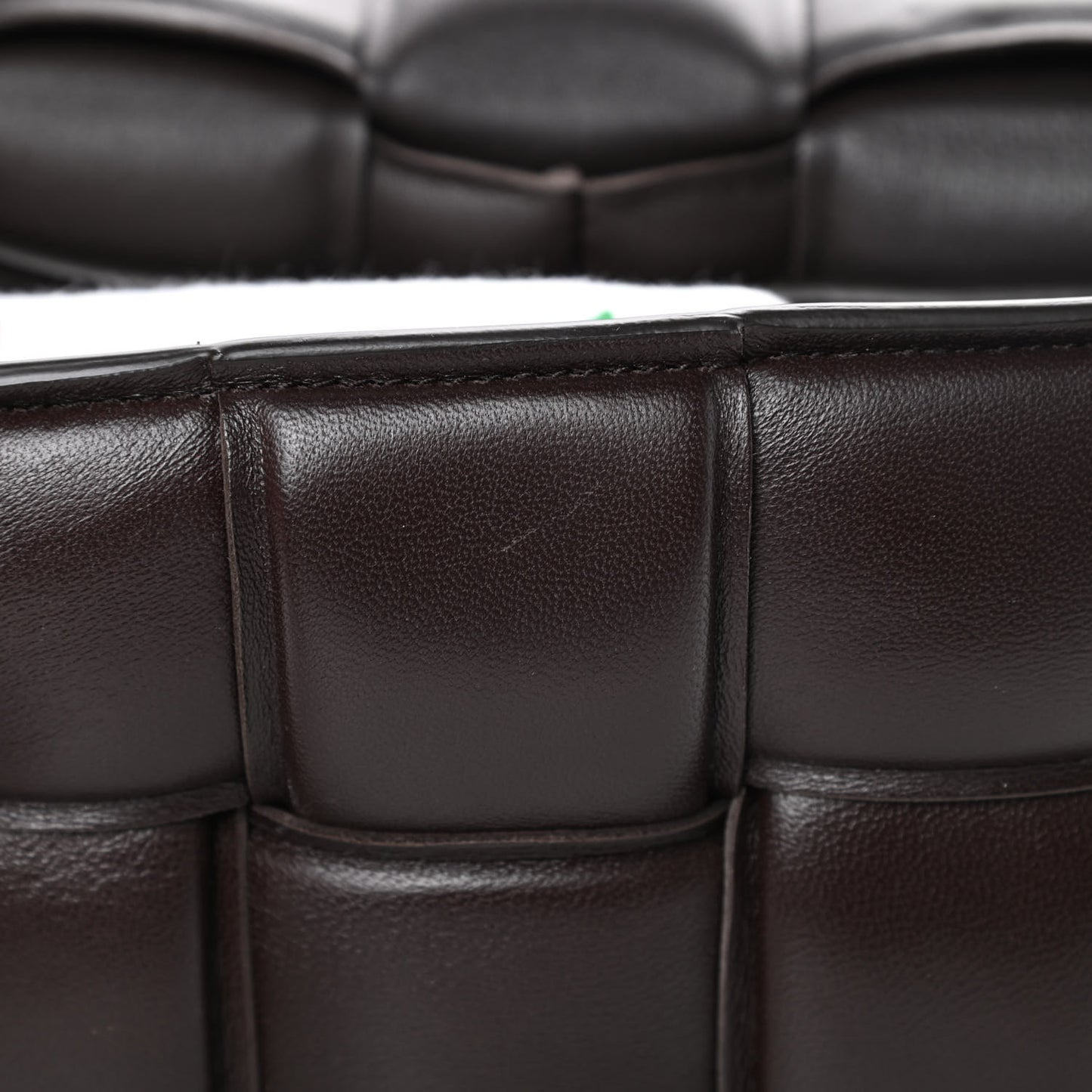 Lambskin Maxi Intreccio Padded Chain Cassette Crossbody Bag Black