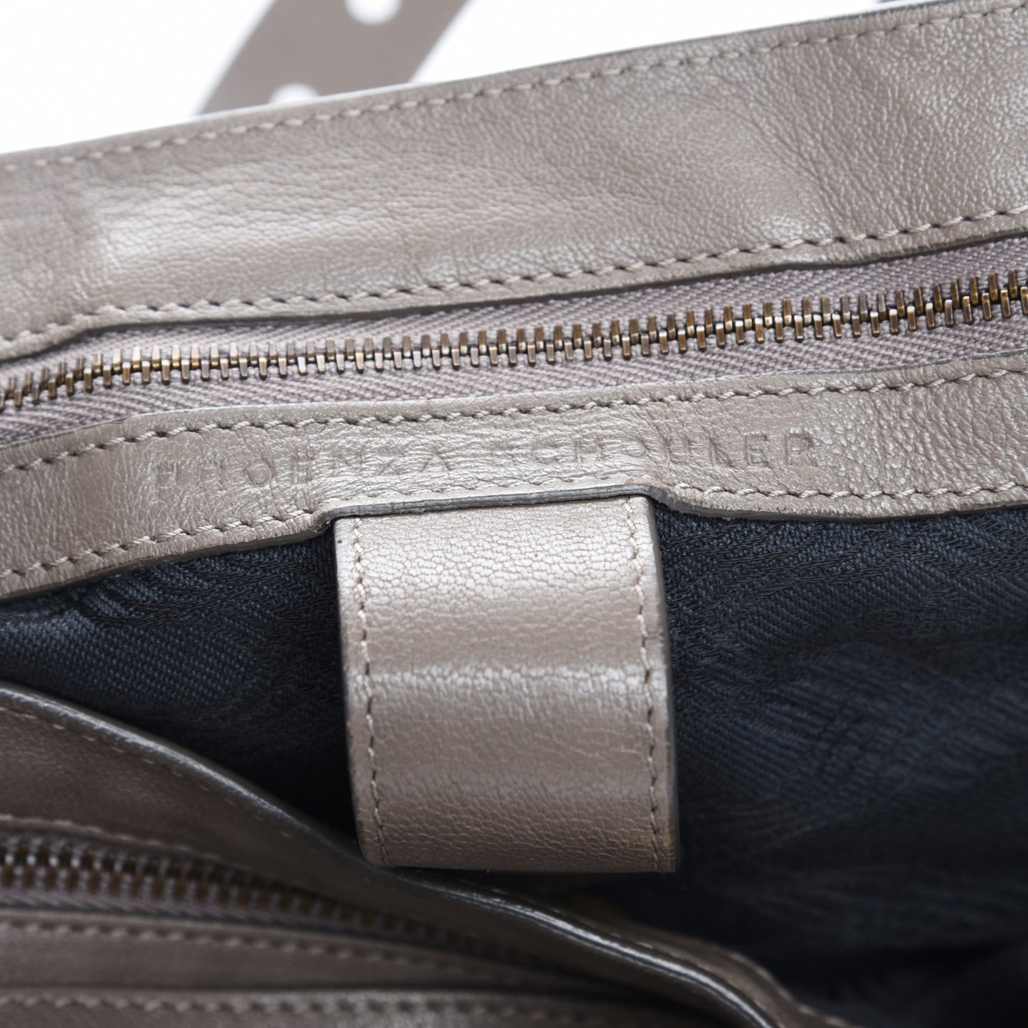 Lambskin Medium PS1 Satchel Smoke