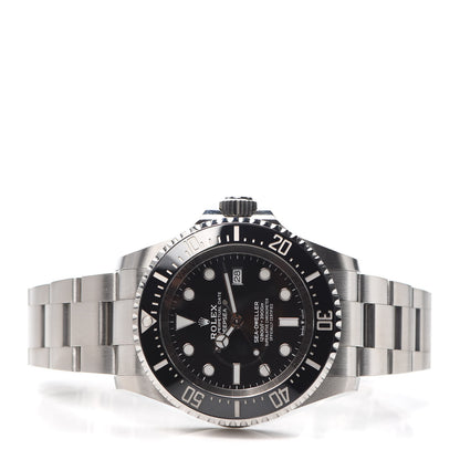 Rolex Stainless Steel 44mm Oyster Perpetual Date Sea-Dweller Deepsea Watch Black 126660 2 of 6