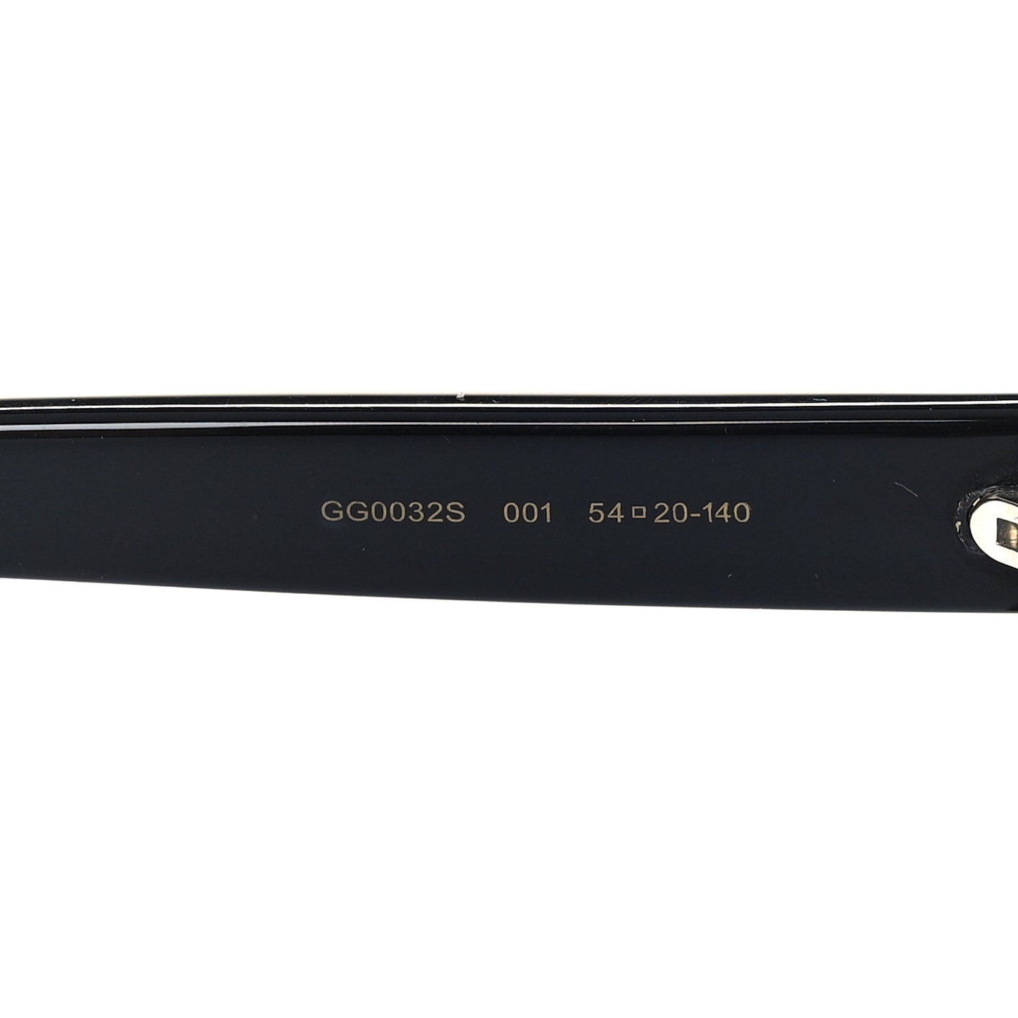 Acetate Square Frame Sunglasses GG0032S Black