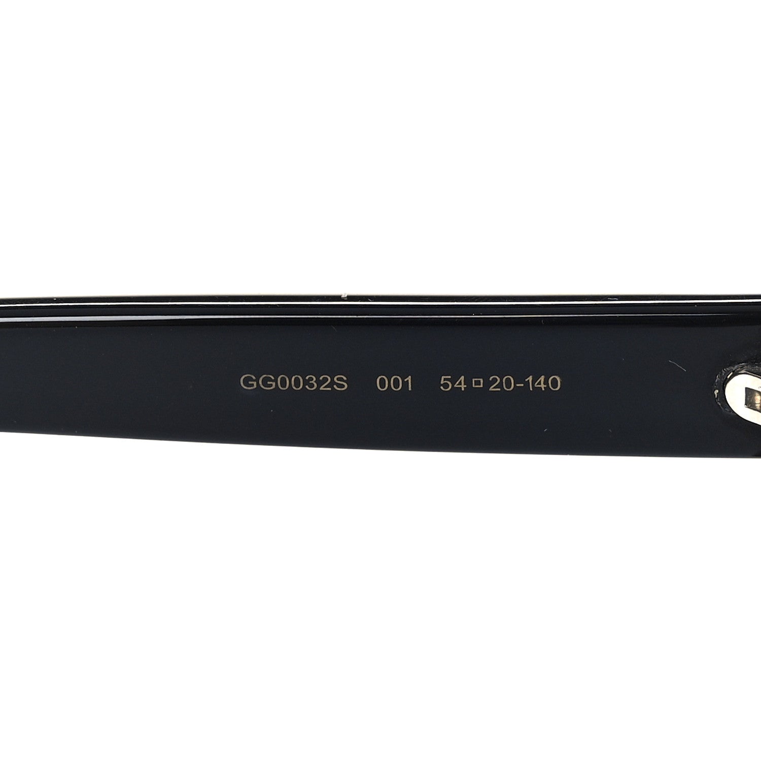 Gucci Acetate Square Frame Sunglasses GG0032S Black 6 of 7