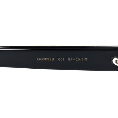 Gucci Acetate Square Frame Sunglasses GG0032S Black 6 of 7