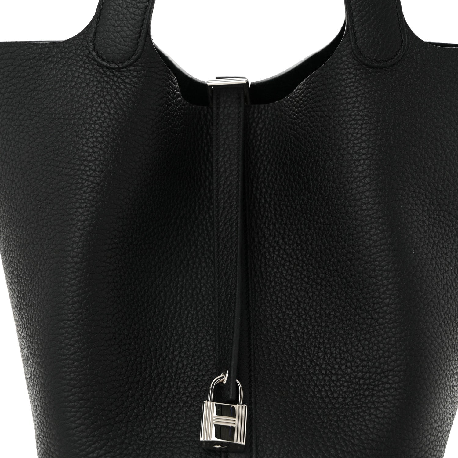 Hermes Taurillon Clemence Picotin Lock 22 MM Black 8 of 10