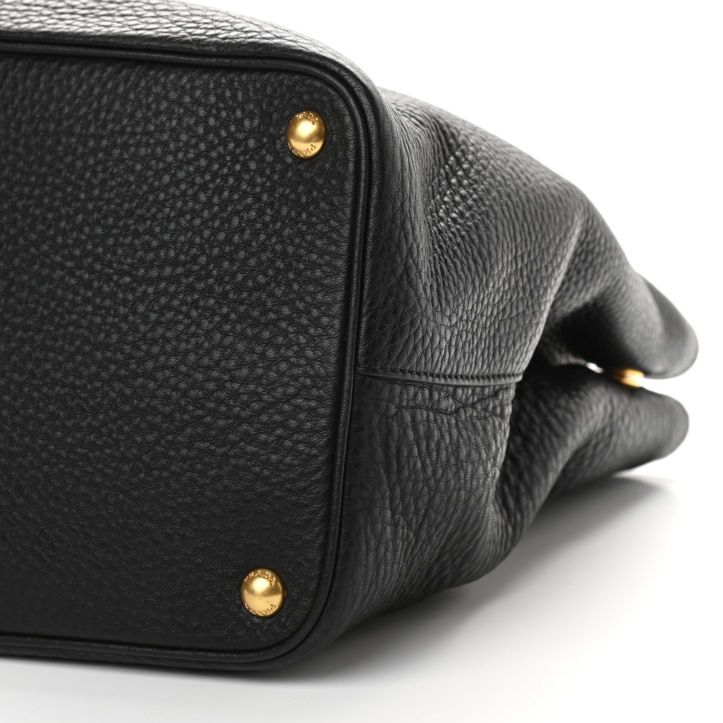 Vitello Daino Tote Black