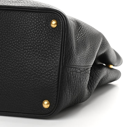 Prada Vitello Daino Tote Black 8 of 8