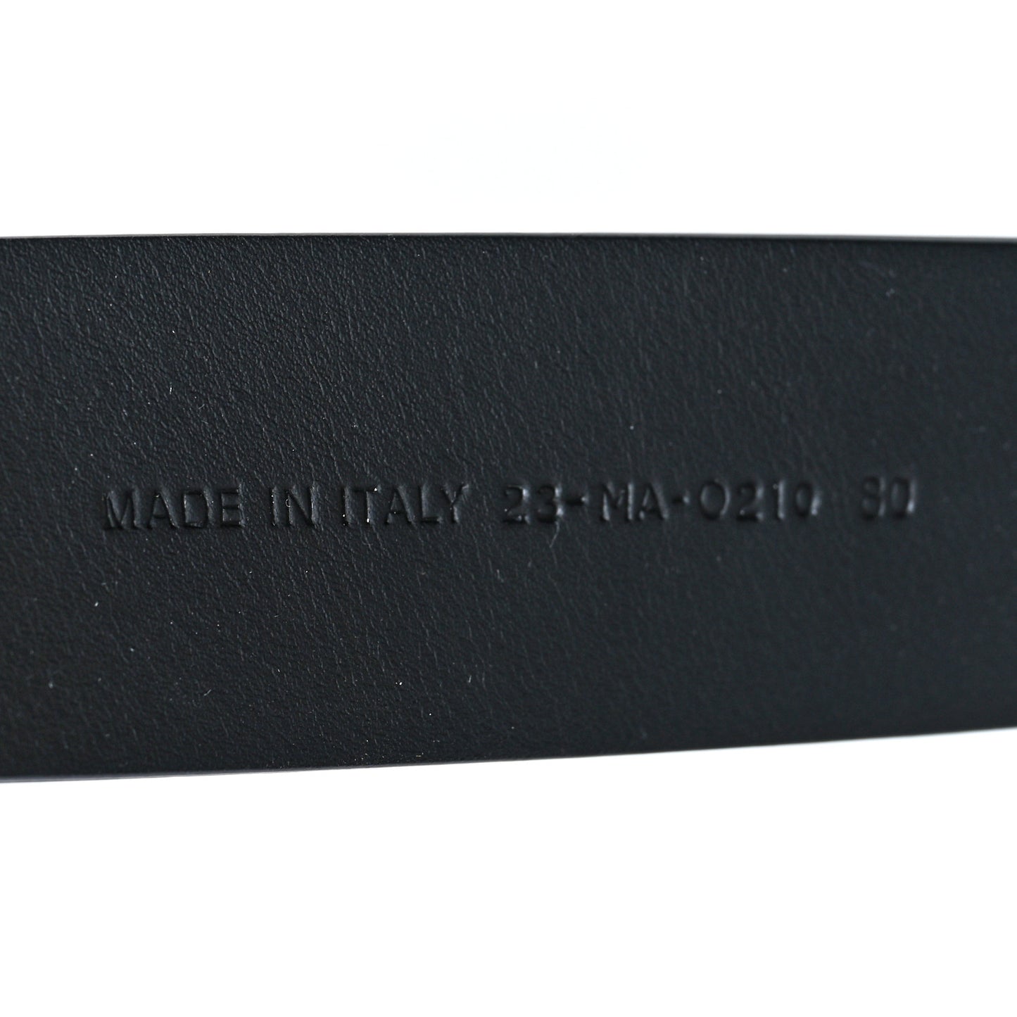 Ultra Matte Calfskin 35mm Montaigne Belt 80 Black