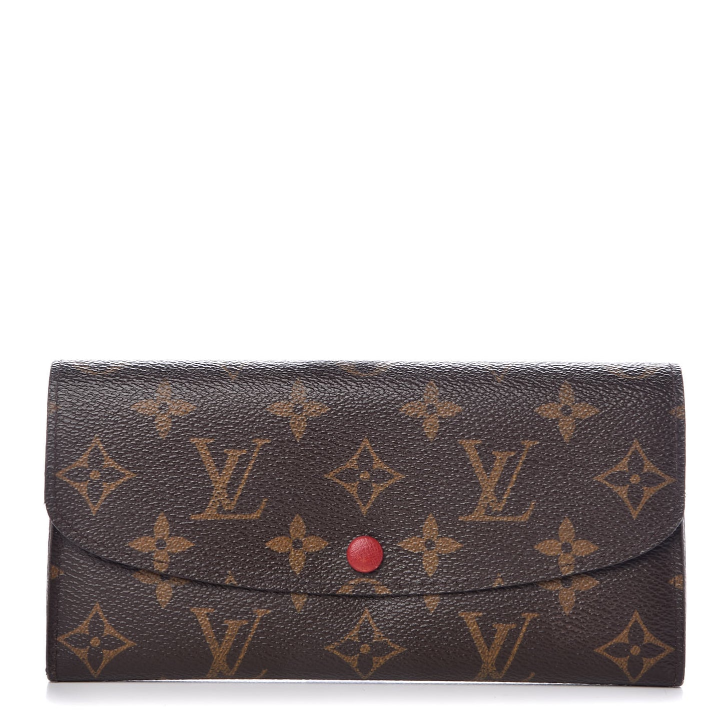 Monogram Emilie Wallet Red