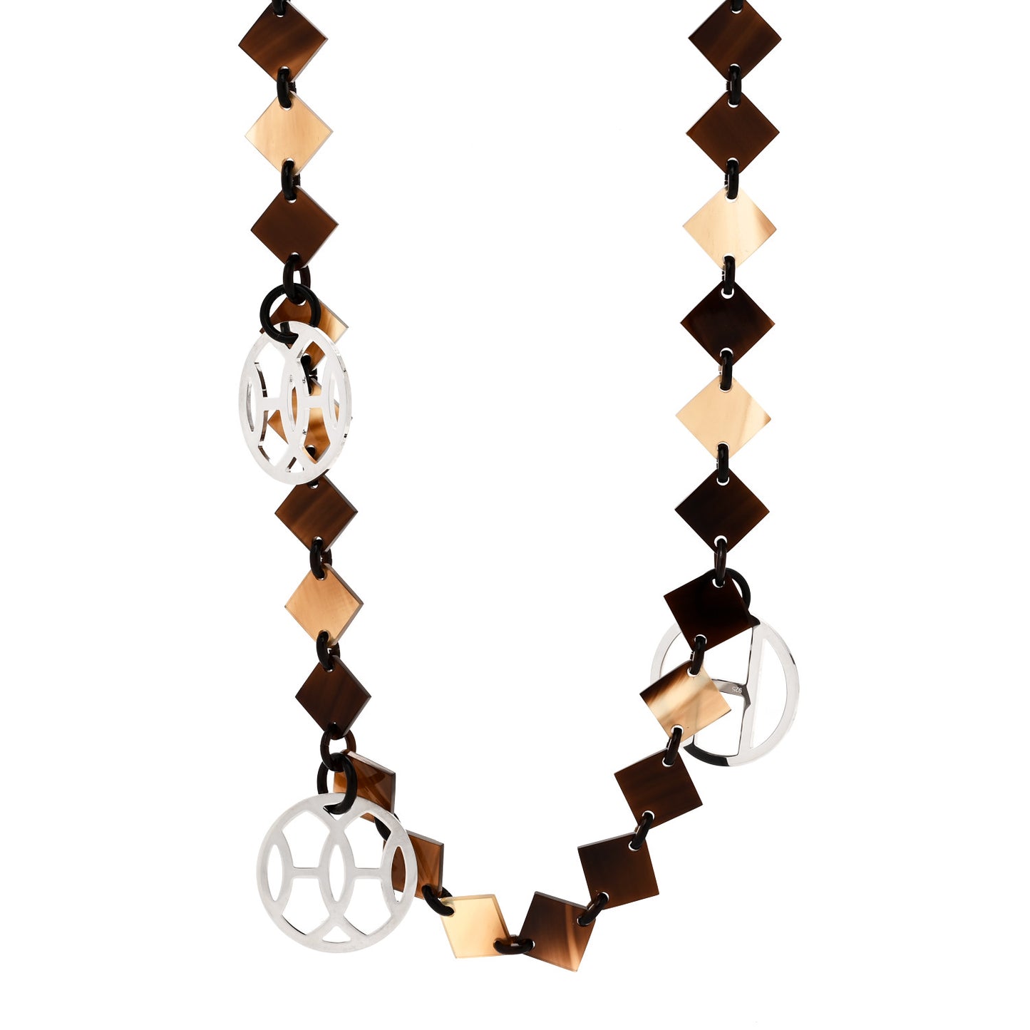 Buffalo Horn Sterling Silver Lena Necklace