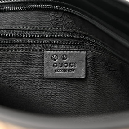 Gucci GG Monogram Web Flat Messenger Bag Black 6 of 11