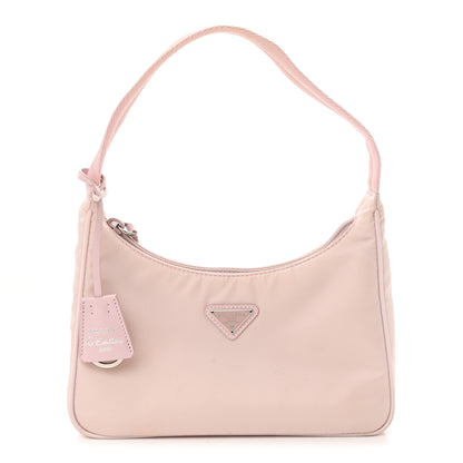 Prada Tessuto Nylon Saffiano Re-Edition 2000 Bag Alabastro 1 of 11