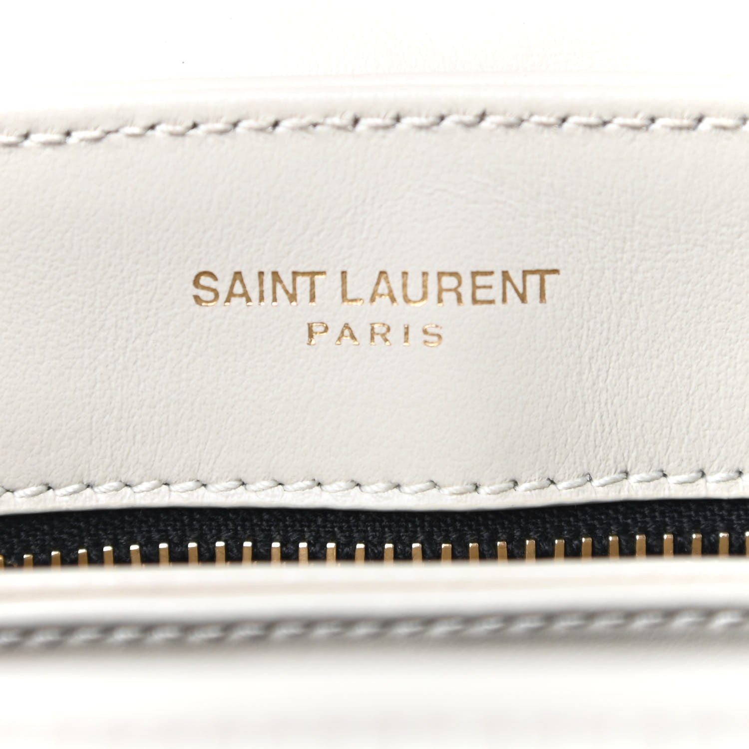 Saint Laurent Calfskin Y Quilted Monogram Toy Loulou Crossbody Bag Ivory 6 of 8