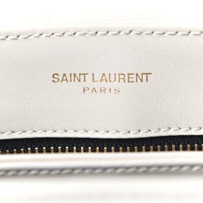 Saint Laurent Calfskin Y Quilted Monogram Toy Loulou Crossbody Bag Ivory 6 of 8