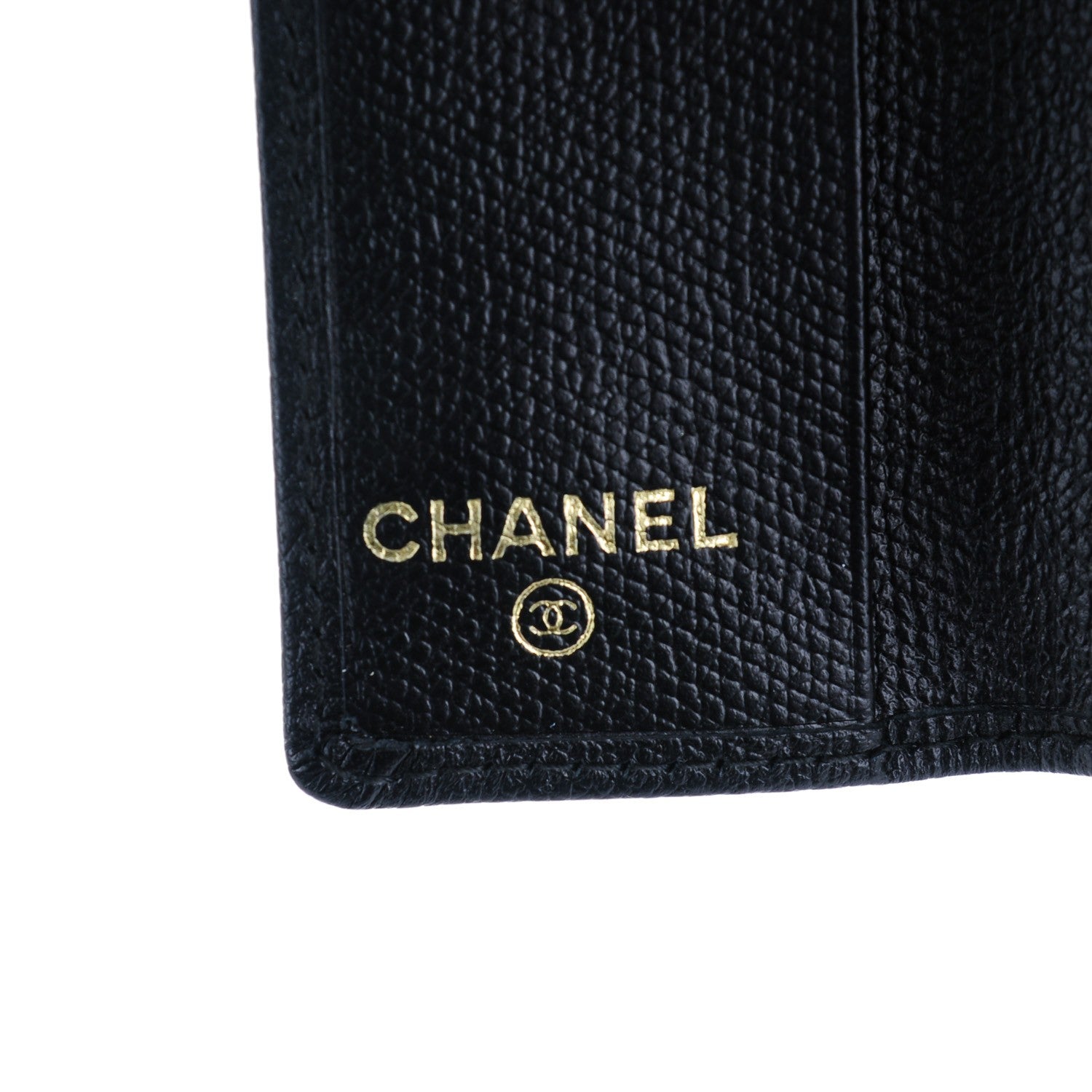 Chanel Grained Calfskin CC Button 6 Key Holder Black 6 of 7