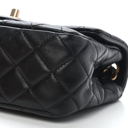 Chanel Lambskin Quilted Mini Pearl Crush Flap Black 9 of 9