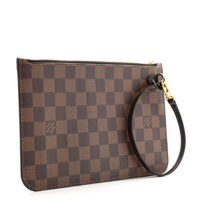 Louis Vuitton Damier Ebene Neverfull MM GM Pochette 3 of 8