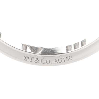 Tiffany 18K White Gold Diamond Atlas Pierced Ring 53 6.5 3 of 3