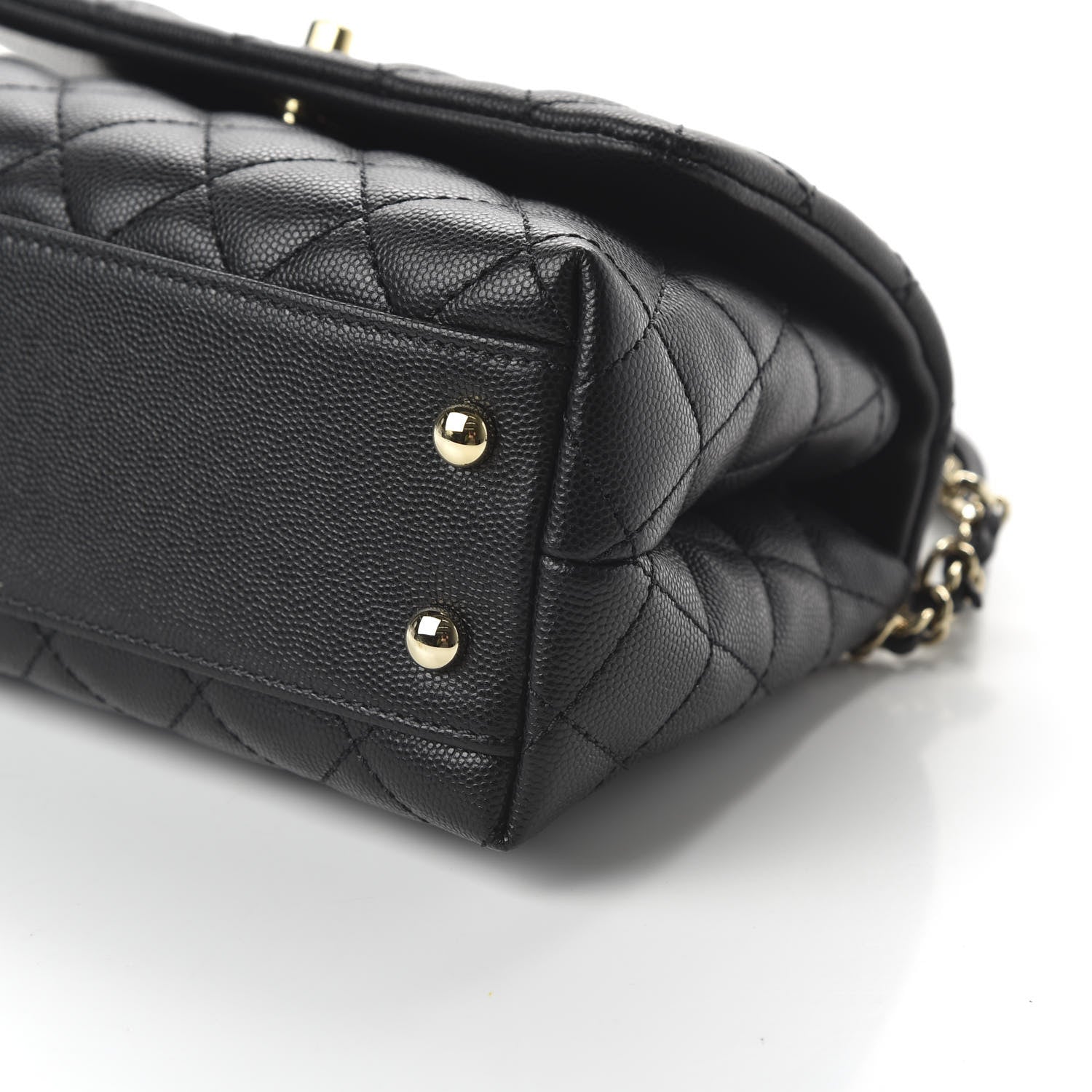 Chanel Caviar Quilted Mini Coco Handle Flap Black 7 of 11