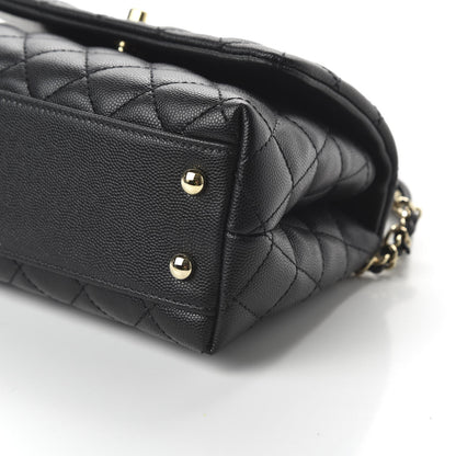 Chanel Caviar Quilted Mini Coco Handle Flap Black 7 of 11