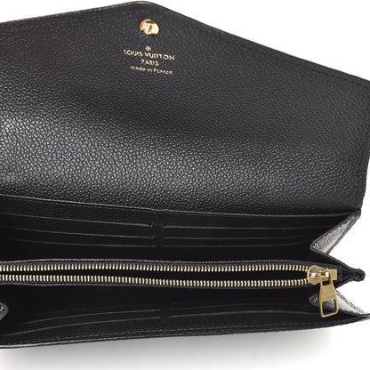 Louis Vuitton Empreinte Sarah Wallet NM Black 5 of 7