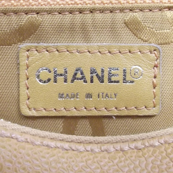 Chanel Caviar CC Wood Chain Hobo Maize 9 of 12