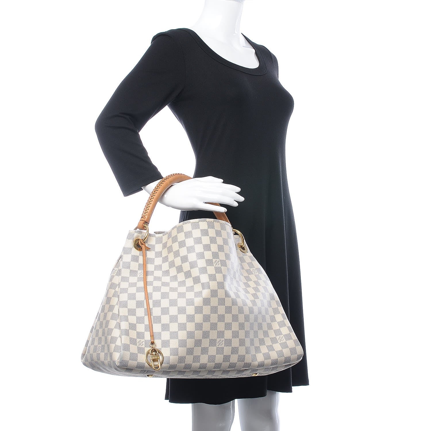 Louis Vuitton Damier Azur Artsy MM 2 of 13