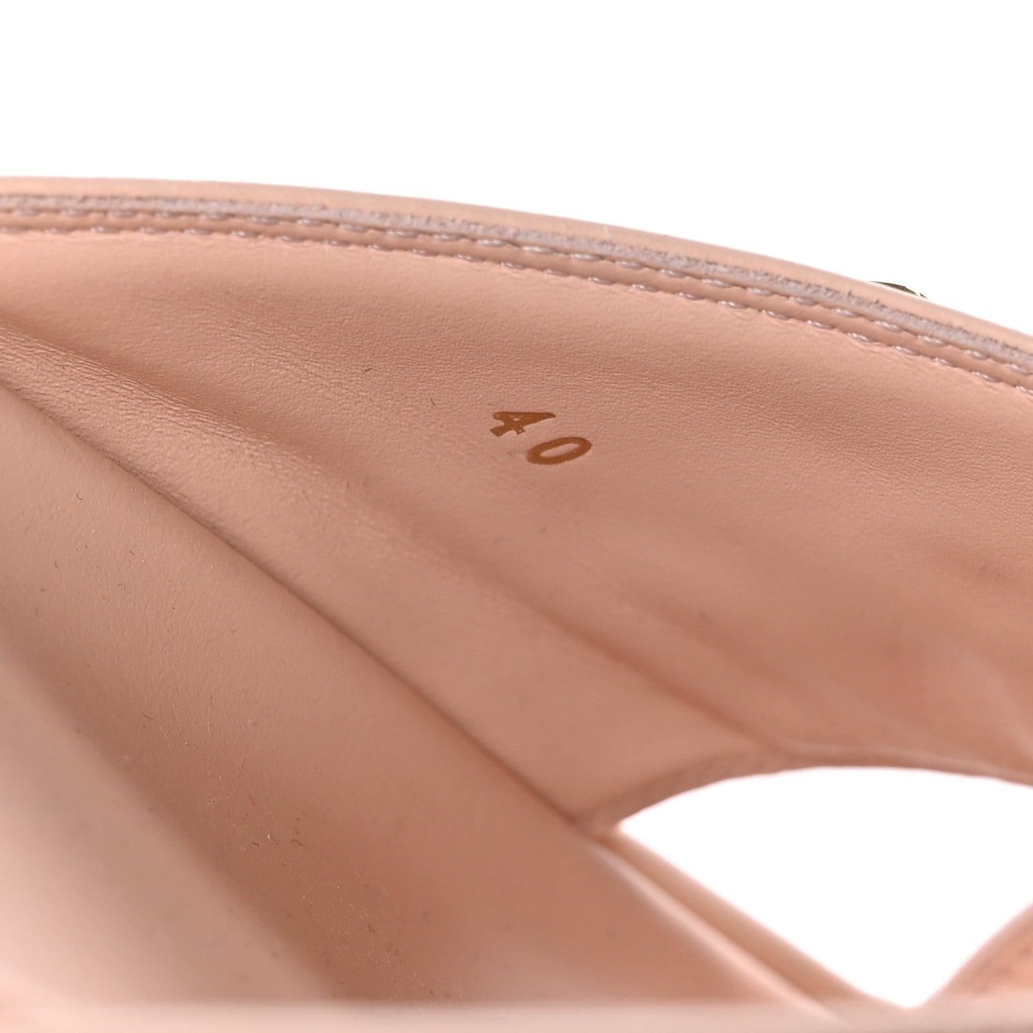 Fendi Vitello Womens Fendigraphy Slide Sandals 40 Light Rose 6 of 9
