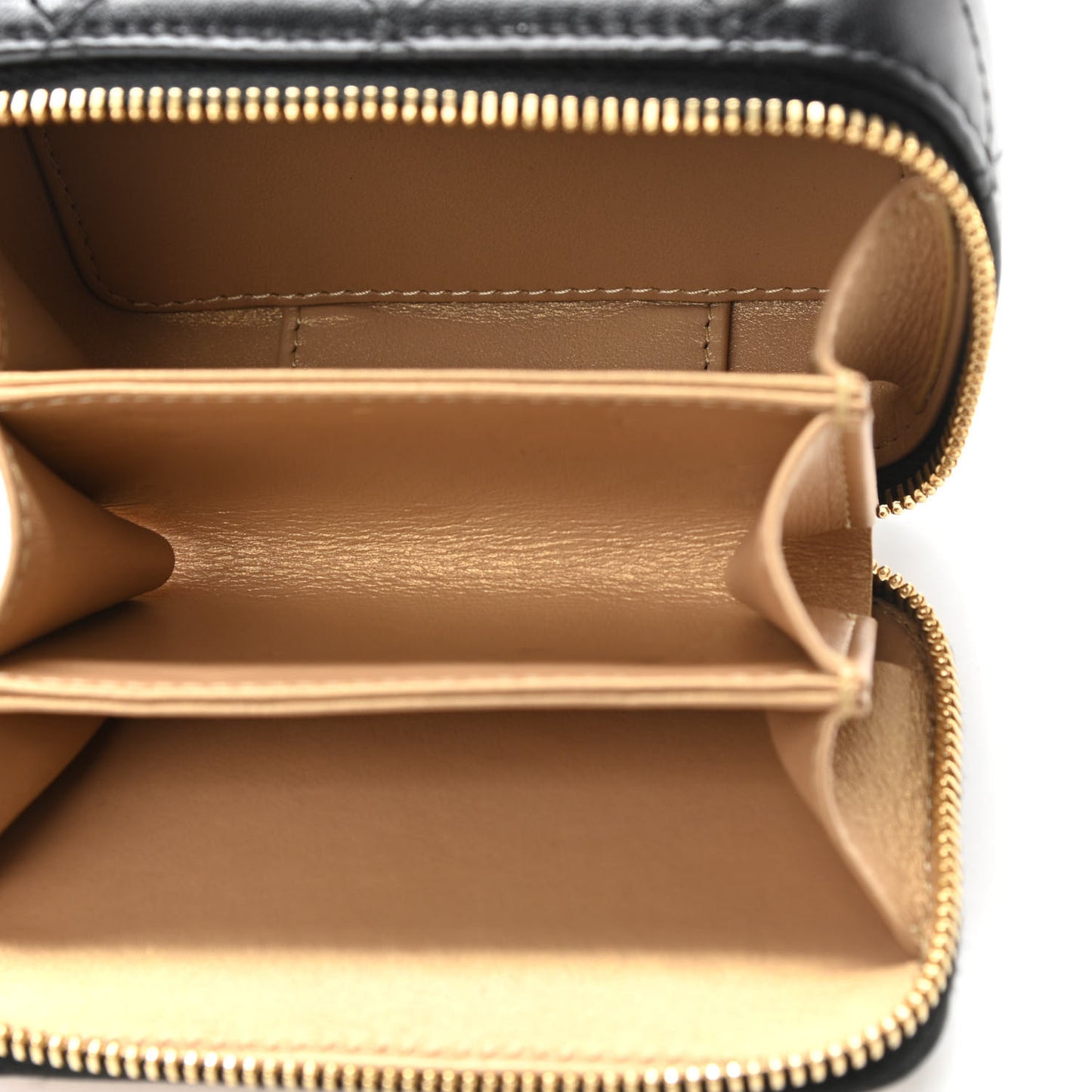 Lambskin Quilted Mini Golden Plate Clutch With Chain Black