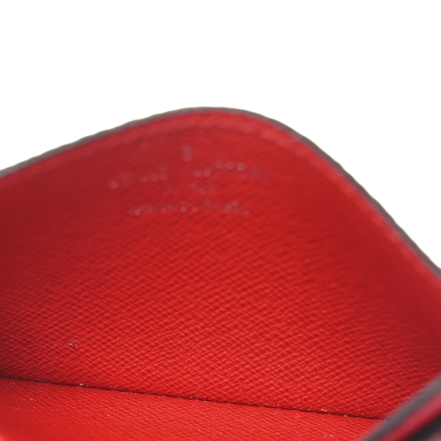 Monogram Escale Card Holder Rouge Rouge