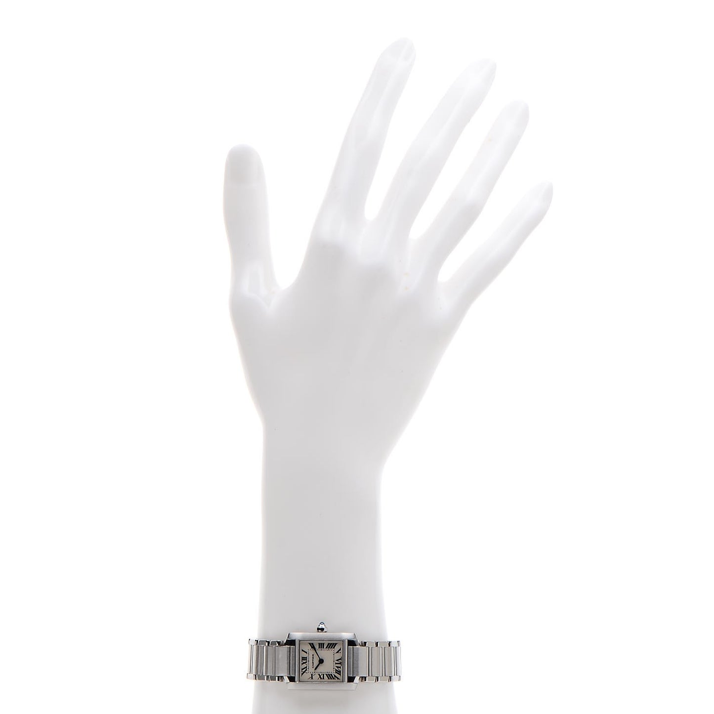 Stainless Steel 20mm Tank Francaise Quartz Watch