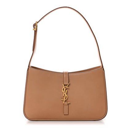 Saint Laurent Smooth Calfskin Le 5 A 7 Hobo Brown 1 of 10