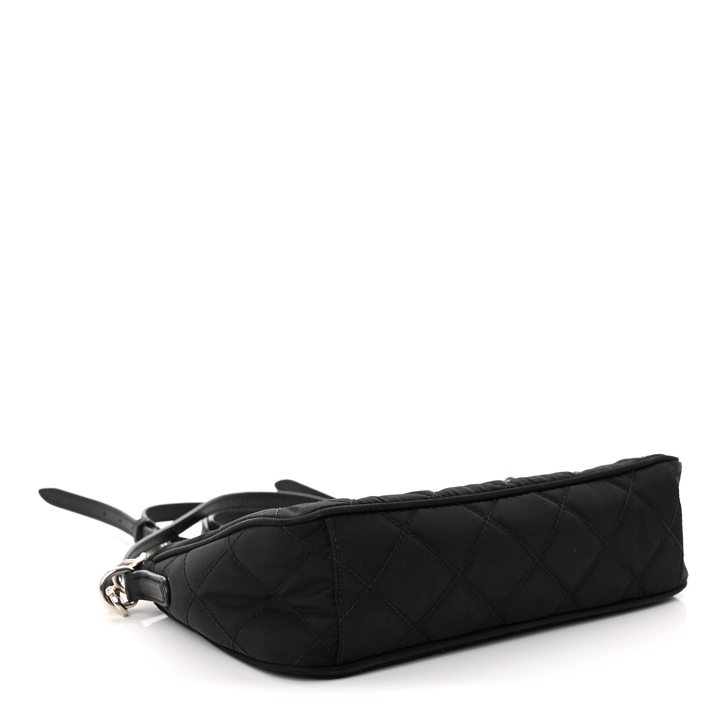 Prada Nylon Tessuto Impuntu Quilted Crossbody Bag Black 4 of 10