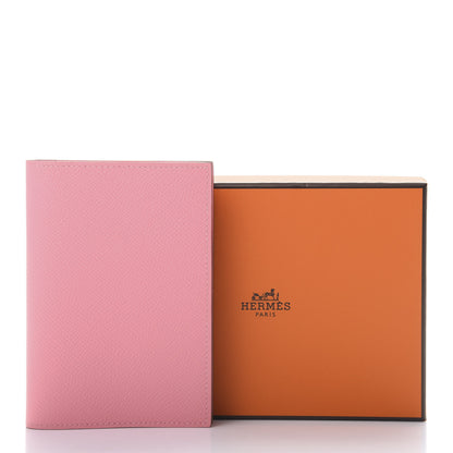 Hermes Epsom MC2 Passport Holder Rose Confetti 8 of 8