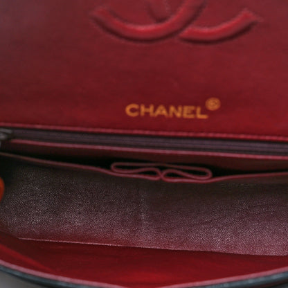 Chanel Lambskin Quilted Medium Double Flap Black 4 of 12