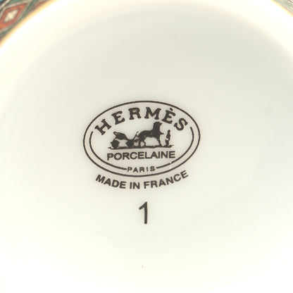 Hermes Porcelain Cheval d'Orient Tea Cup and Saucer Set of 2 6 of 11