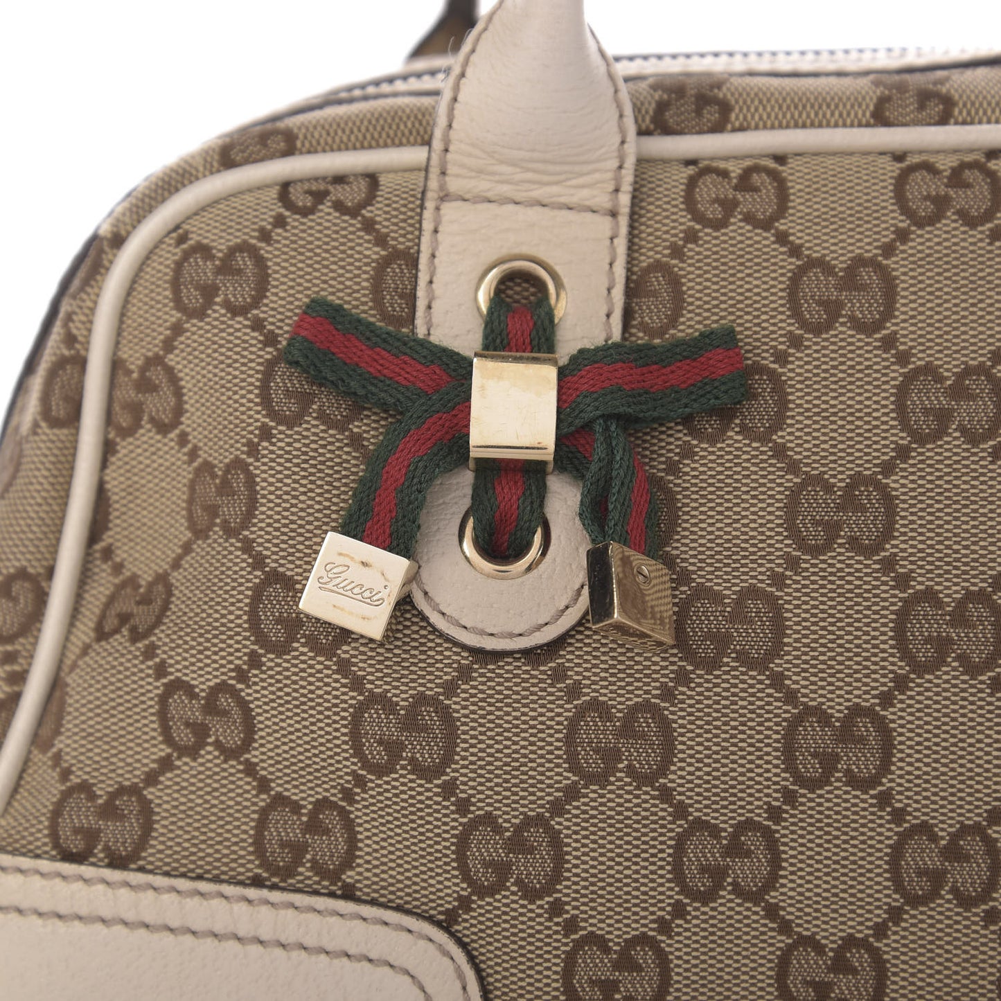 Monogram Small Princy Satchel Off White