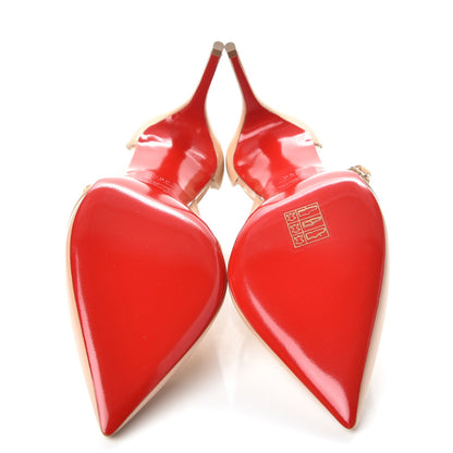 Christian Louboutin Patent Shiny Nappa Crissos 85 Pumps 39.5 Doudou 5 of 9